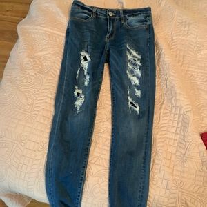 Tattered jeans